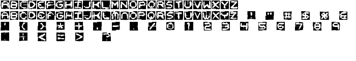 Mishmash 4x4o BRK font