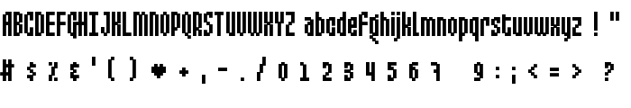 Mixelate III font