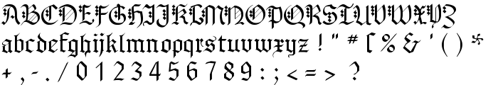 MKBrokenTypes font