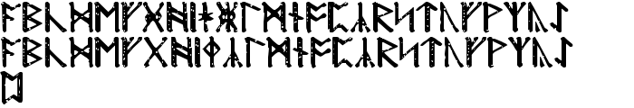 Modraniht Runic font