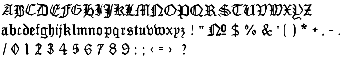 MonAmourFraktur-Broken font