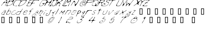 Mondo Messo Fonto Italic font