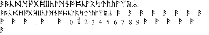 Moon-Runes font