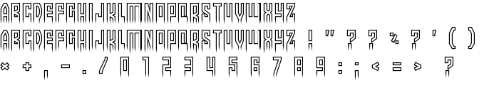 More than human font