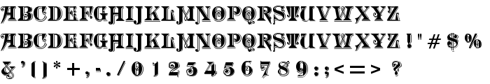 Morgan TwentyNine font