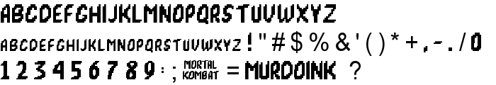 Mortal Kombat 1 font