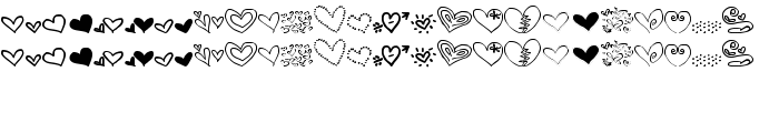 MTF Heart Doodle font