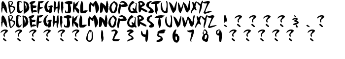 Mudshovel font