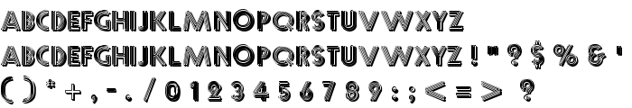 Multistrokes font