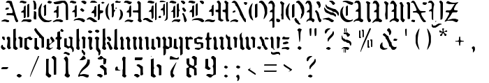 naked monk font