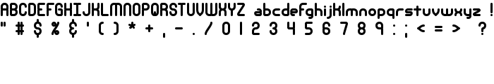 Nanosecond Thick BRK font