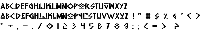 Native Alien Extended font