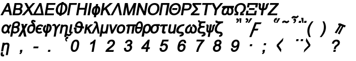Naxos-BoldItalic font