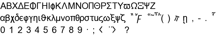 Naxos-Normal font