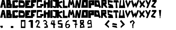 Nb Strange font