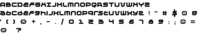 Negative 24 font