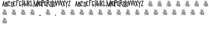 NekroKids font