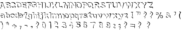 NeNe_WeNo Shadow HandWrite font