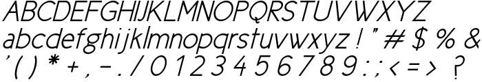 New Cicle Semi Italic font