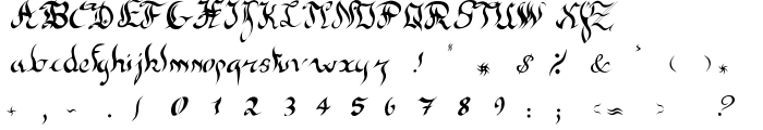 New gothic font