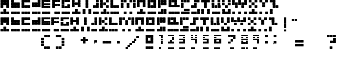 NEW TETRIS font