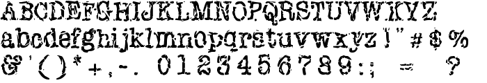 New York Punk font