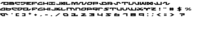 Nightrunner Expanded font