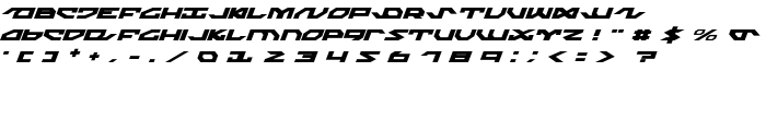 Nightrunner Expanded Italic font