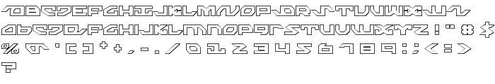 Nightrunner Shadow font