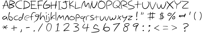 Nihilschiz-Handwriting font