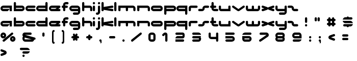 NoClocks-Regular font