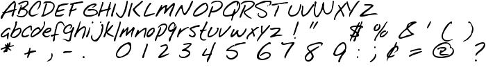 Notepad Regular font