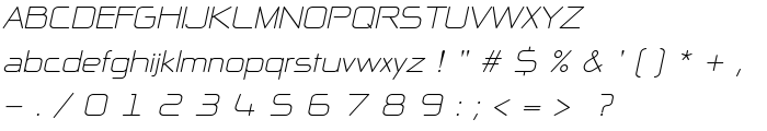 NP Naipol All in One Italic font