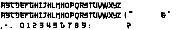 Nuku Nuku font