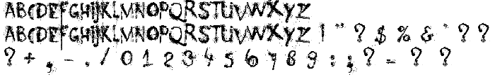 Nyctophobia font