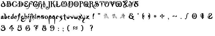 Nymph font