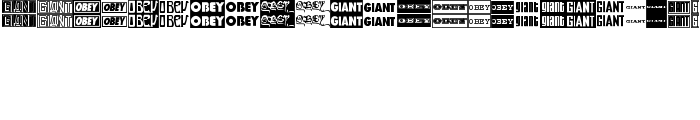 ObeyGiantPoster font