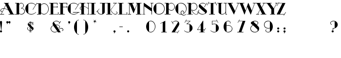 Odalisque font