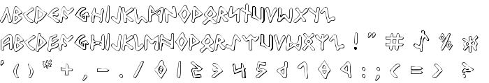 Odinson Outline font