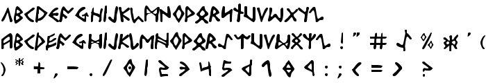 Odinson font