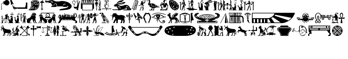 OldEgyptGlyphs font