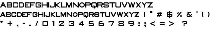 Old Republic Bold font