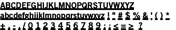 OldSansBlackUnderline font