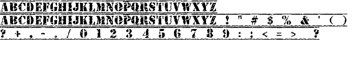 Old Stamper font