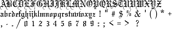 Olde English Regular font