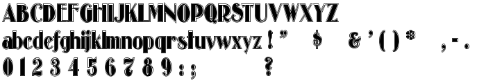 OldgateLaneOutline font