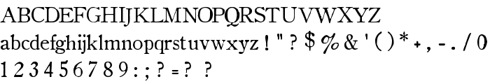 OldStyle 1 HPLHS font