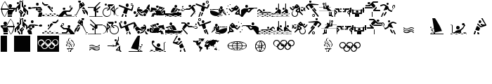Olympicons Regular font