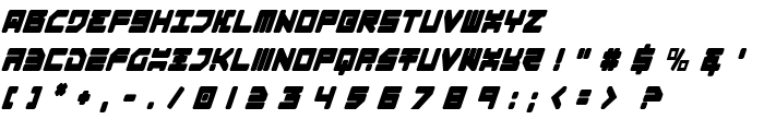 Omega-3 Condensed Italic font