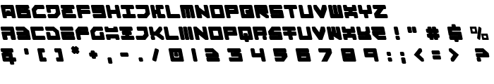 Omega-3 Leftalic font